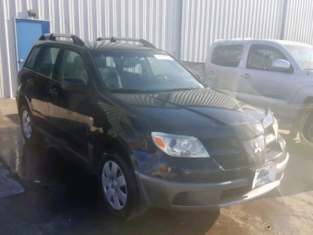 JA4LX31F96U021003 - 2006 MITSUBISHI OUTLANDER BLACK photo 1