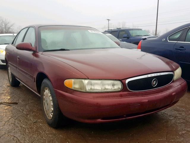 2G4WS52J8Y1357817 - 2000 BUICK CENTURY CU MAROON photo 1