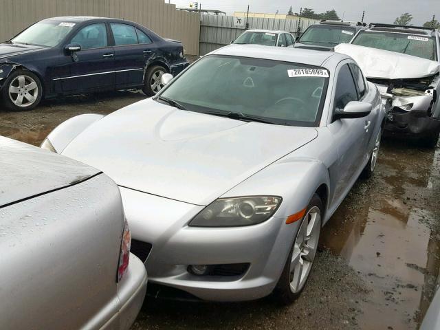 JM1FE173340106210 - 2004 MAZDA RX8 SILVER photo 2