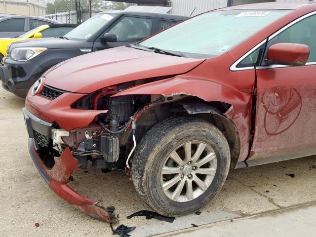 JM3ER2W57A0308320 - 2010 MAZDA CX-7 RED photo 9