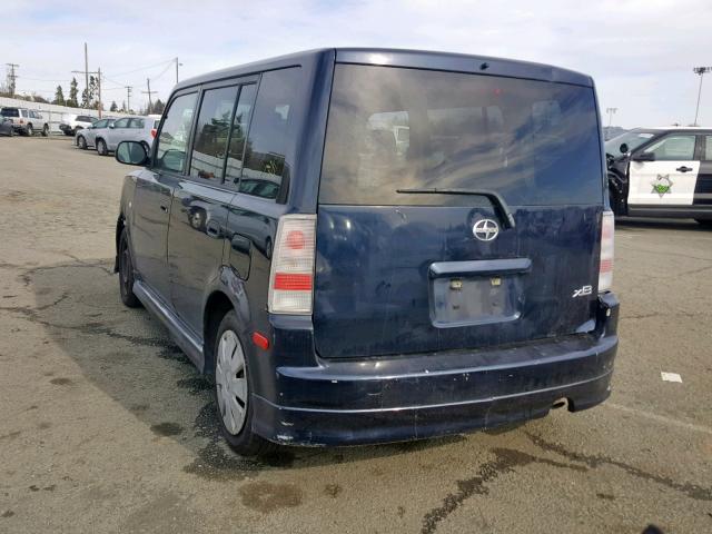 JTLKT324X64058799 - 2006 TOYOTA SCION XB Қара фото 3
