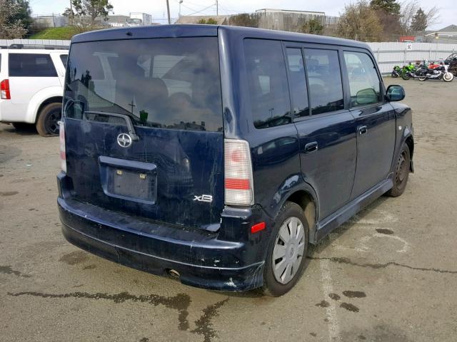 JTLKT324X64058799 - 2006 TOYOTA SCION XB Қара фото 4