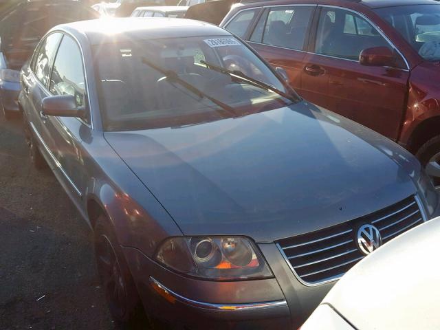 WVWPD63B34E228604 - 2004 VOLKSWAGEN PASSAT GLS GRAY photo 1