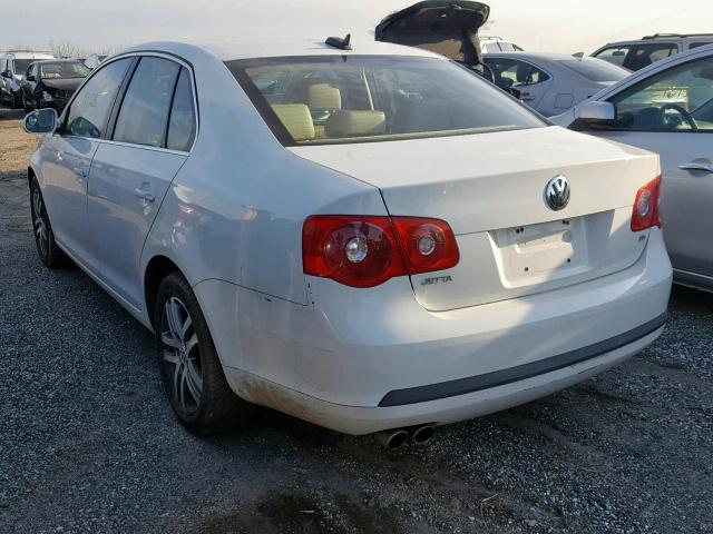 3VWSG71K66M711833 - 2006 VOLKSWAGEN JETTA 2.5 WHITE photo 3