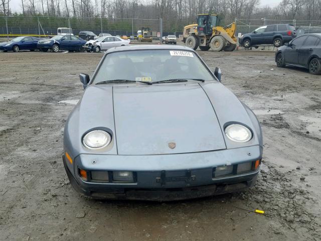 WP0JB0929DS861450 - 1983 PORSCHE 928 S BLUE photo 9