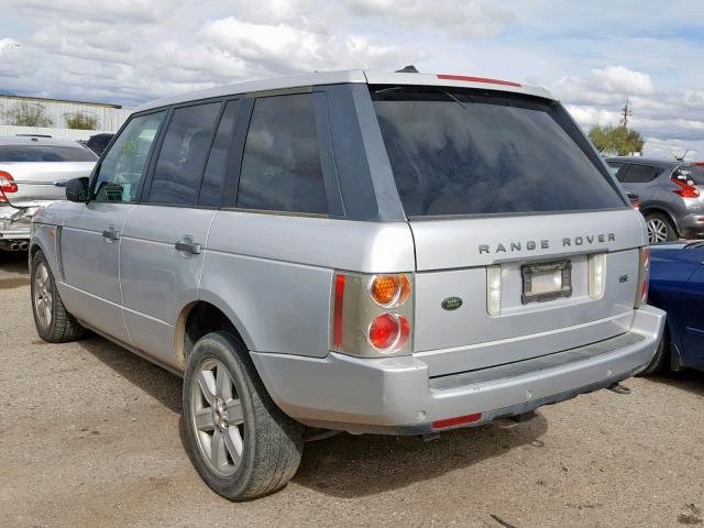 SALMF11475A192390 - 2005 LAND ROVER RANGE ROVE SILVER photo 3