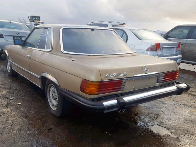 10702412020635 - 1977 MERCEDES-BENZ SL450 GOLD photo 3