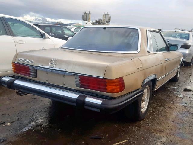 10702412020635 - 1977 MERCEDES-BENZ SL450 GOLD photo 4