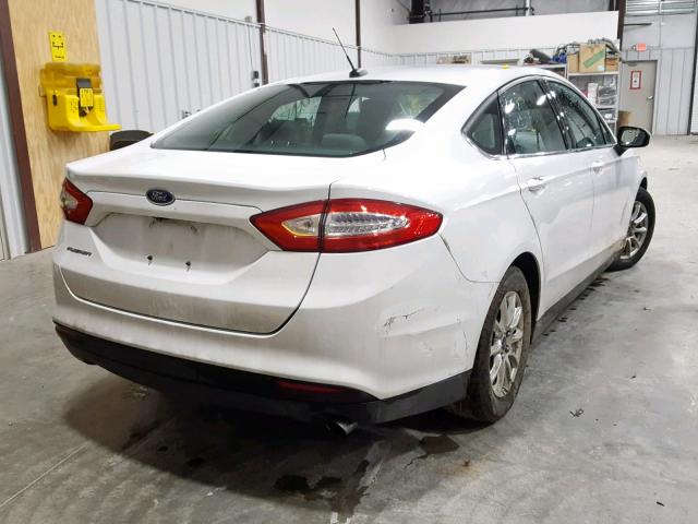 3FA6P0G77GR193417 - 2016 FORD FUSION S WHITE photo 4