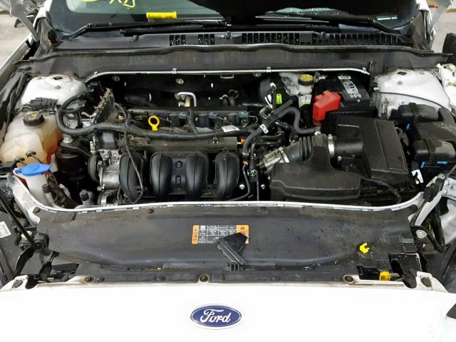 3FA6P0G77GR193417 - 2016 FORD FUSION S WHITE photo 7