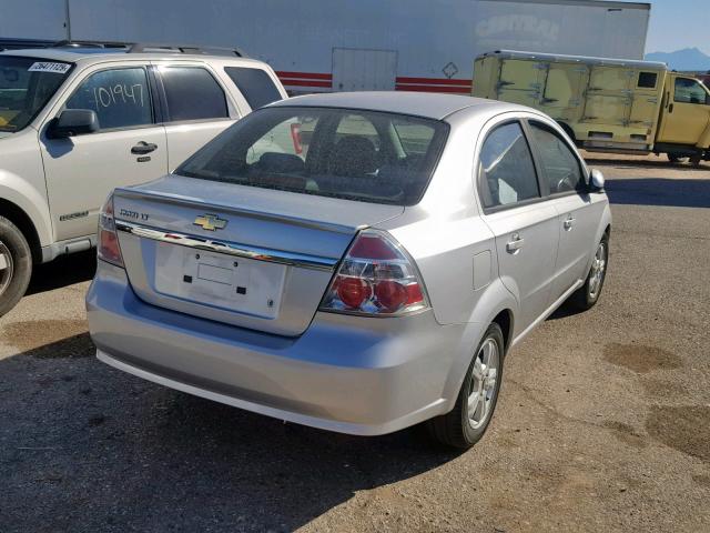 KL1TD5DE1BB120862 - 2011 CHEVROLET AVEO LS GRAY photo 4