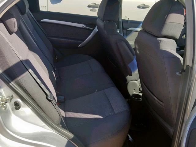 KL1TD5DE1BB120862 - 2011 CHEVROLET AVEO LS GRAY photo 6