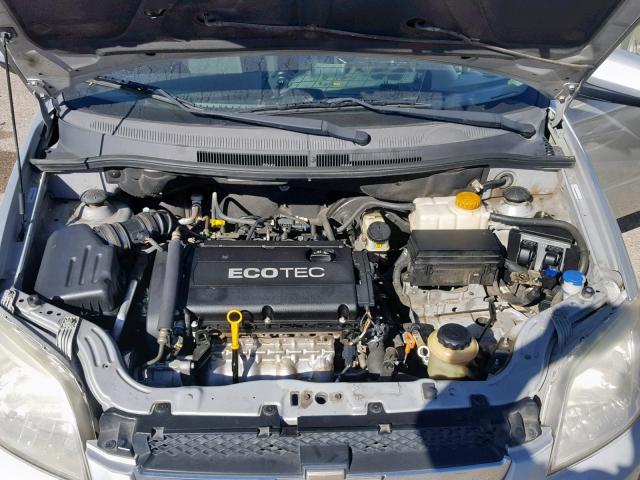 KL1TD5DE1BB120862 - 2011 CHEVROLET AVEO LS GRAY photo 7