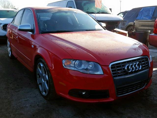 WAUGL58E85A482962 - 2005 AUDI NEW S4 QUA RED photo 1