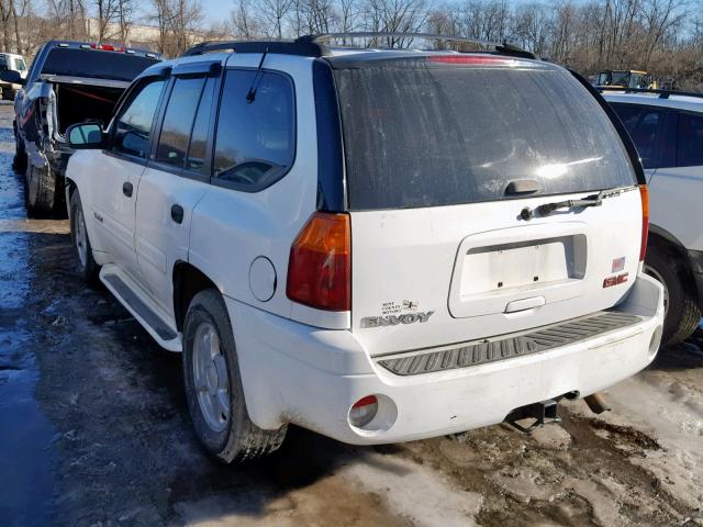 1GKDT13S222206296 - 2002 GMC ENVOY WHITE photo 3