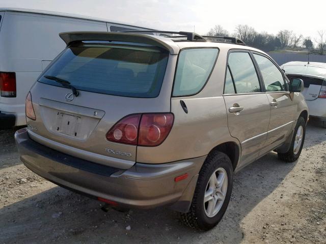 JT6HF10U3Y0132196 - 2000 LEXUS RX 300 GOLD photo 4