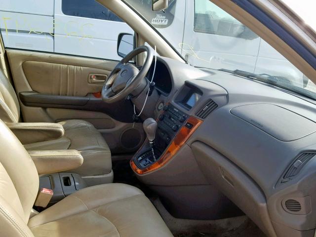 JT6HF10U3Y0132196 - 2000 LEXUS RX 300 GOLD photo 5