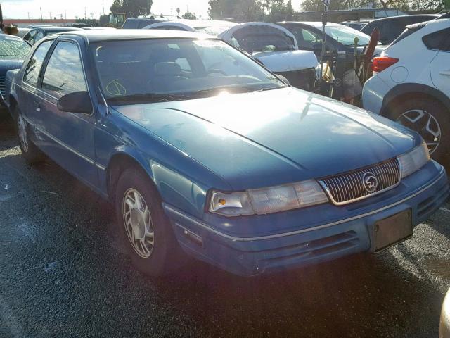 1MEPM60T0NH605417 - 1992 MERCURY COUGAR LS GREEN photo 1