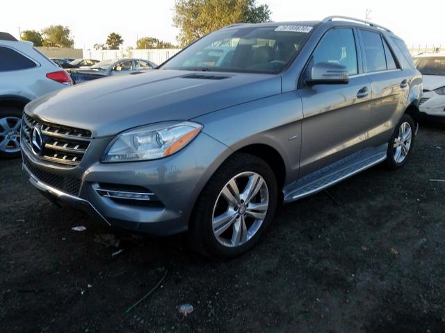 4JGDA5HB8CA064802 - 2012 MERCEDES-BENZ ML 350 4MATIC  photo 2