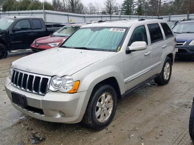 1J4PR5GK0AC153657 - 2010 JEEP GRAND CHER SILVER photo 2