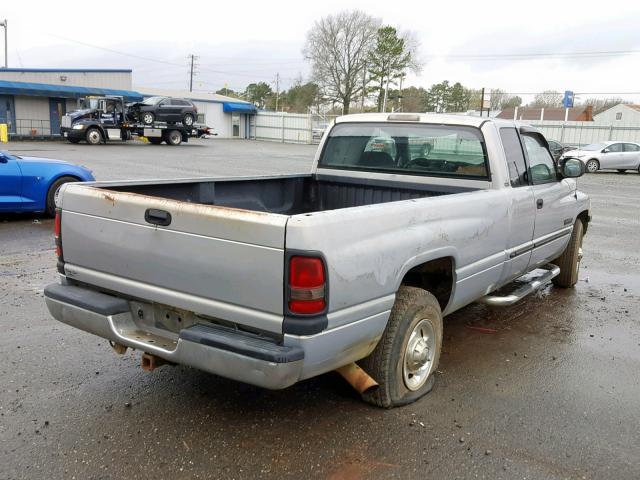 1B7KC236XYJ105372 - 2000 DODGE RAM 2500 SILVER photo 4