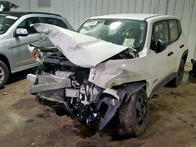 ZACCJBAB1JPH44790 - 2018 JEEP RENEGADE S 白色 照片 2