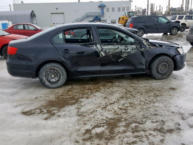 3VW1K7AJ9DM428888 - 2013 VOLKSWAGEN JETTA BASE BLACK photo 9