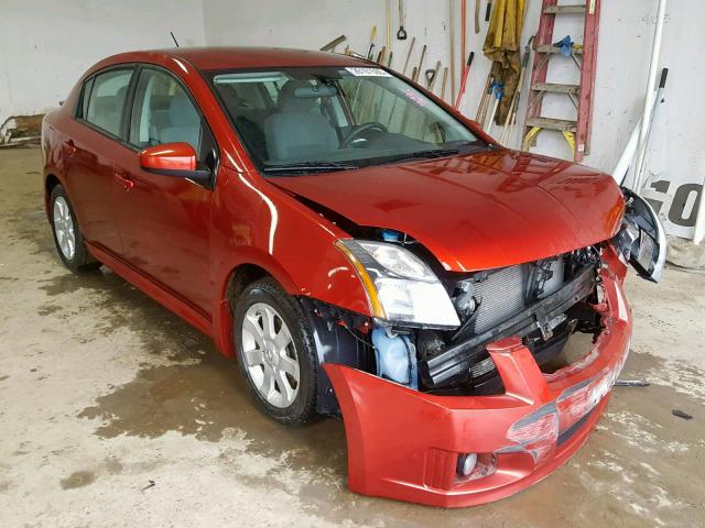 3N1AB6AP2AL712532 - 2010 NISSAN SENTRA 2.0 MAROON photo 1