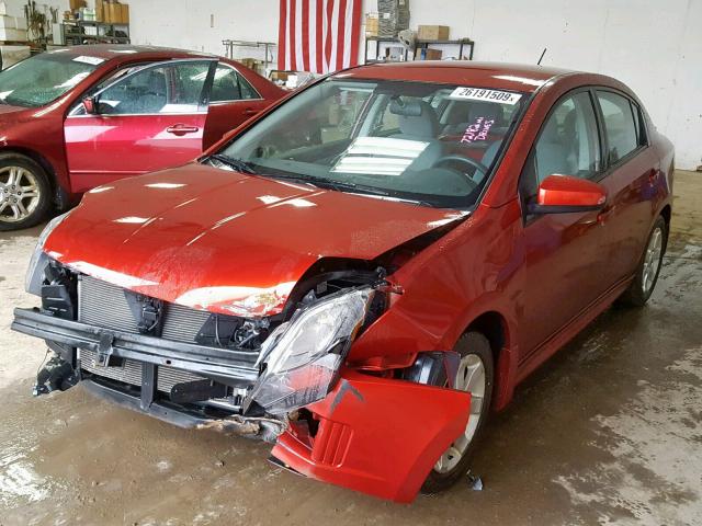 3N1AB6AP2AL712532 - 2010 NISSAN SENTRA 2.0 MAROON photo 2