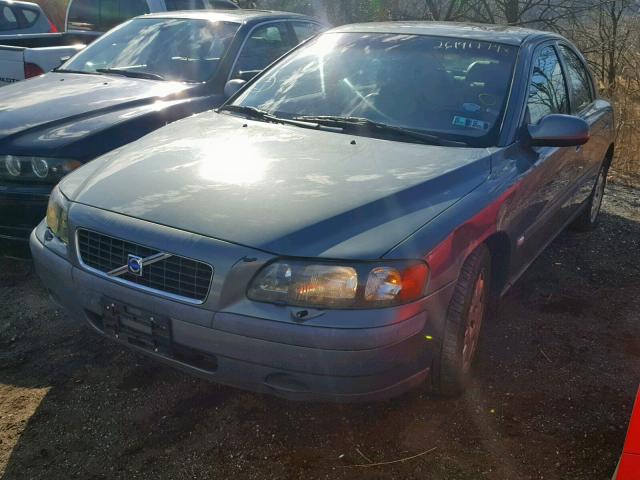 YV1RS61R022112834 - 2002 VOLVO S60 TEAL photo 2