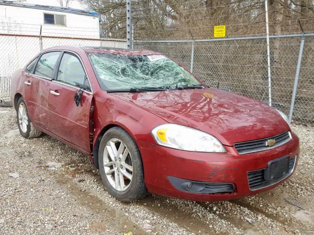 2G1WU583X89201912 - 2008 CHEVROLET IMPALA LTZ RED photo 1