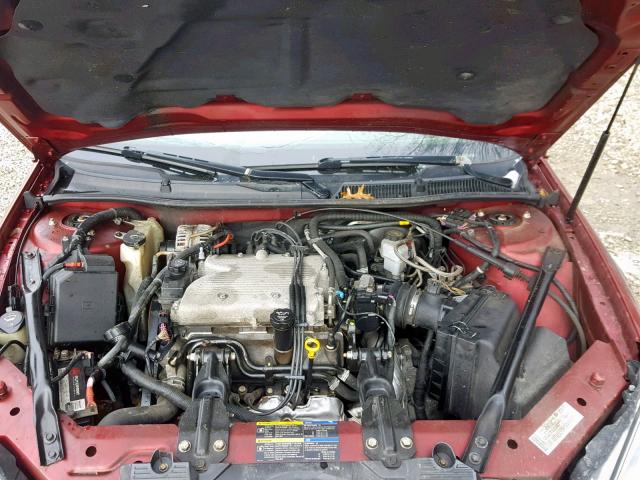 2G1WU583X89201912 - 2008 CHEVROLET IMPALA LTZ RED photo 7