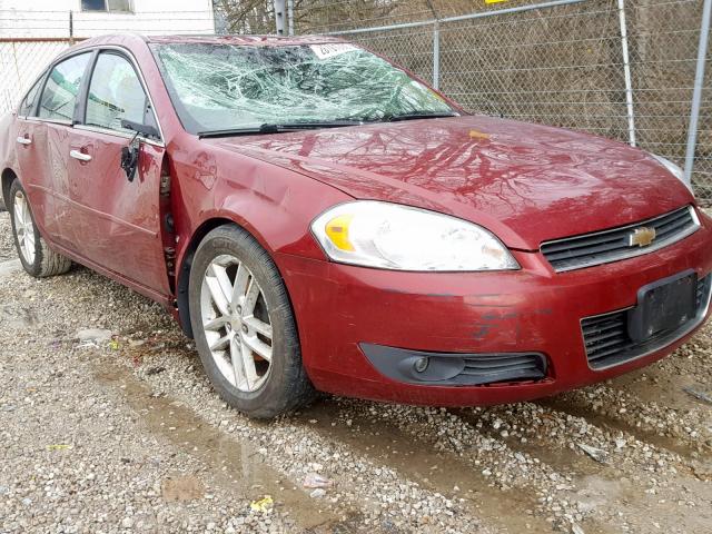 2G1WU583X89201912 - 2008 CHEVROLET IMPALA LTZ RED photo 9