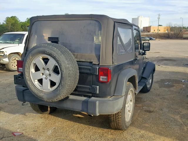 1C4AJWAG2GL332899 - 2016 JEEP WRANGLER S BLACK photo 4