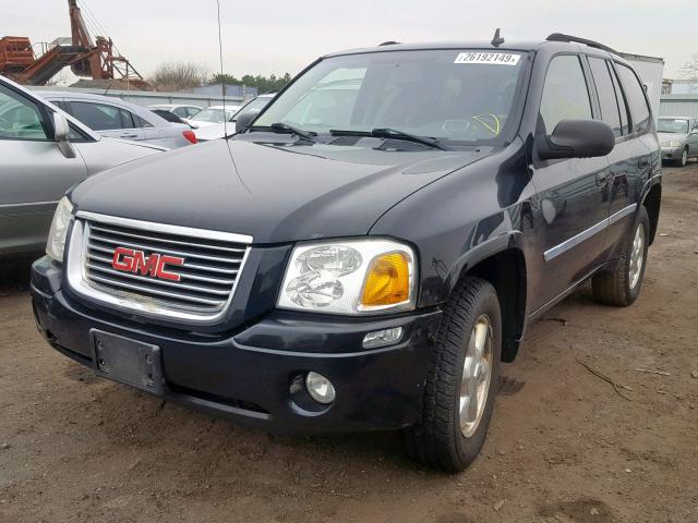 1GKDT13SX72103361 - 2007 GMC ENVOY BLACK photo 2