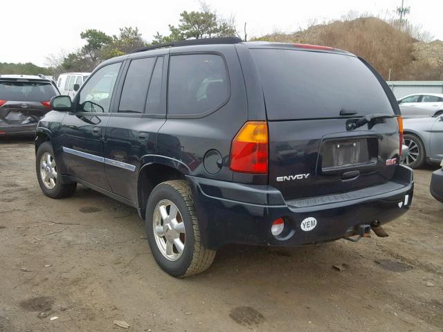 1GKDT13SX72103361 - 2007 GMC ENVOY BLACK photo 3