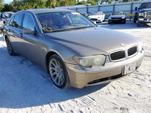 WBAGN63423DS44597 - 2003 BMW 745 LI BEIGE photo 1