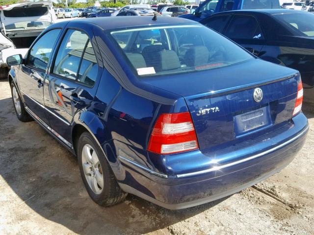 3VWSA69M85M019931 - 2005 VOLKSWAGEN JETTA GLS BLUE photo 3