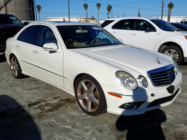 WDBUF56X99B420972 - 2009 MERCEDES-BENZ E 350 WHITE photo 1