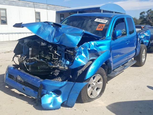 5TETU62N77Z428316 - 2007 TOYOTA TACOMA PRE BLUE photo 2