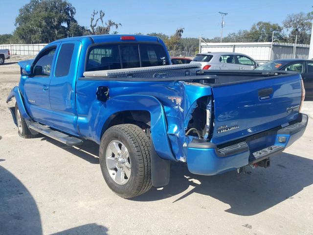 5TETU62N77Z428316 - 2007 TOYOTA TACOMA PRE BLUE photo 3