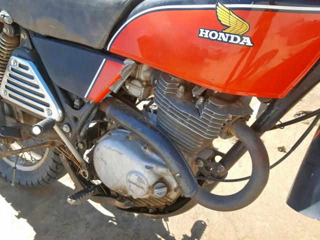 XL3503008486 - 1976 HONDA MOTORCYCLE RED photo 7