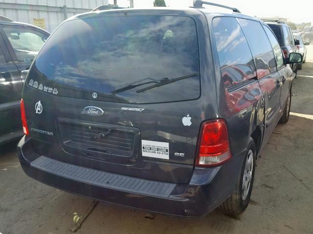 2FMZA51637BA17707 - 2007 FORD FREESTAR S GRAY photo 4