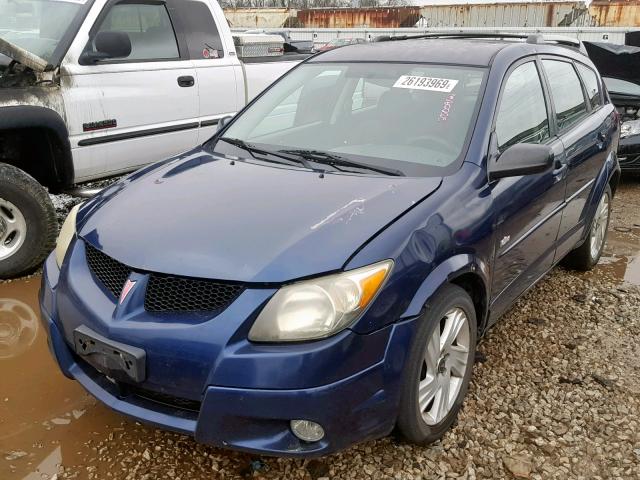 5Y2SL62873Z419839 - 2003 PONTIAC VIBE BLUE photo 2