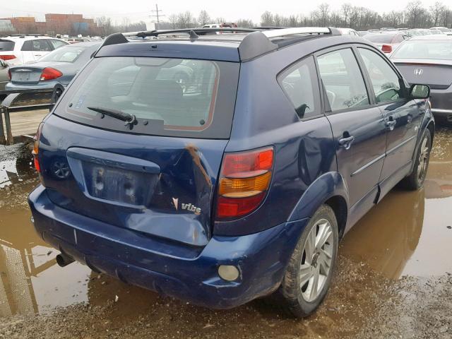 5Y2SL62873Z419839 - 2003 PONTIAC VIBE BLUE photo 4