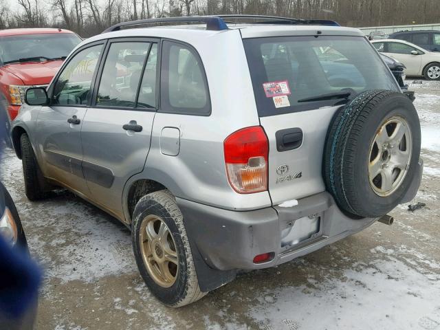 JTEGH20VX20068125 - 2002 TOYOTA RAV4 GRAY photo 3