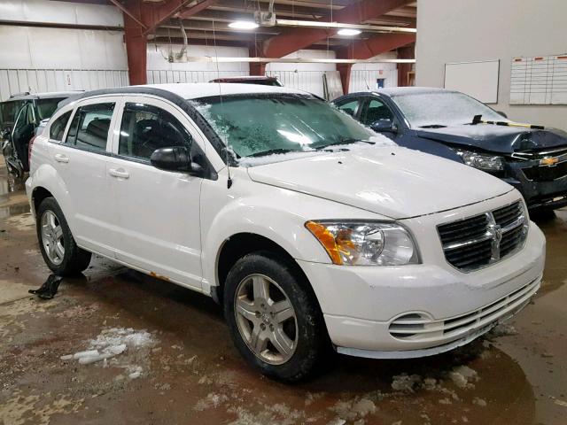 1B3HB48A99D135213 - 2009 DODGE CALIBER SX WHITE photo 1