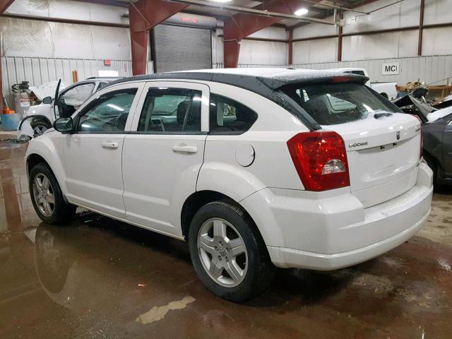 1B3HB48A99D135213 - 2009 DODGE CALIBER SX WHITE photo 3