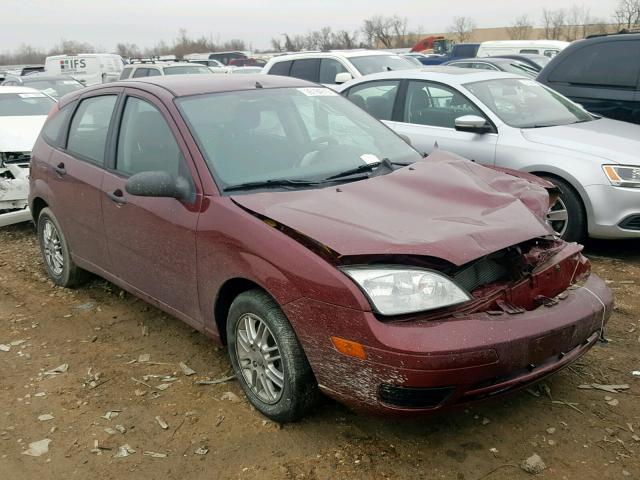 1FAFP37N37W335159 - 2007 FORD FOCUS ZX5 MAROON photo 1