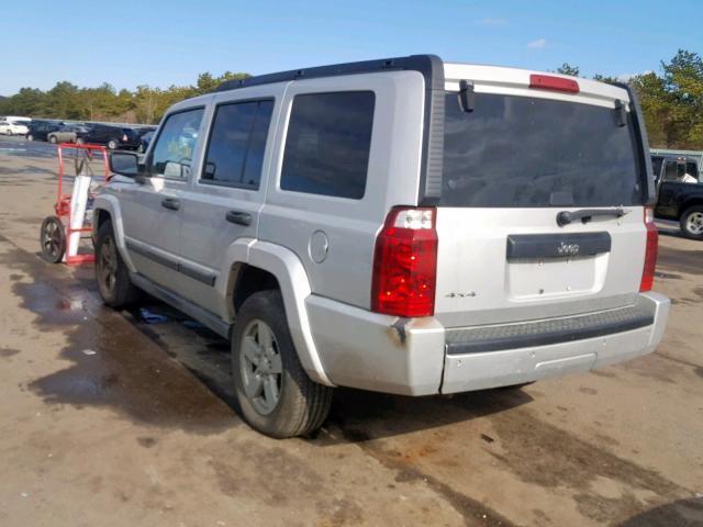 1J8HG48K16C289028 - 2006 JEEP COMMANDER 灰色 照片 3